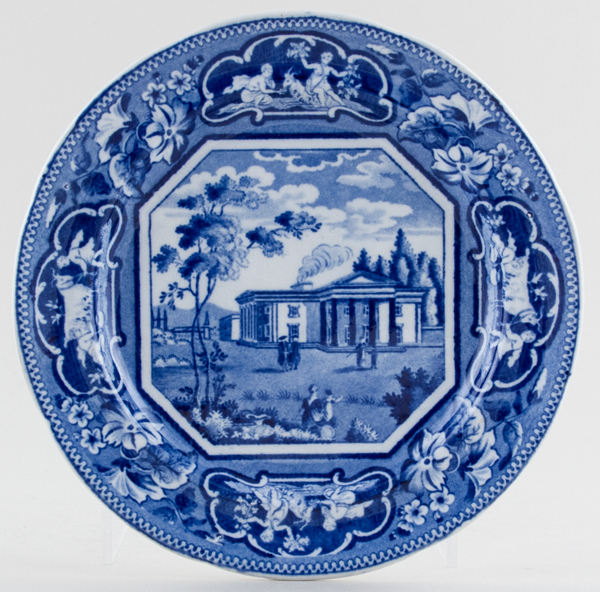 Plate Downing College Cambridge c1825